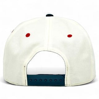 Cincinnati Snapback - The Charlie Hustle (Cream/Black) - Shells Vintage Hat Co.