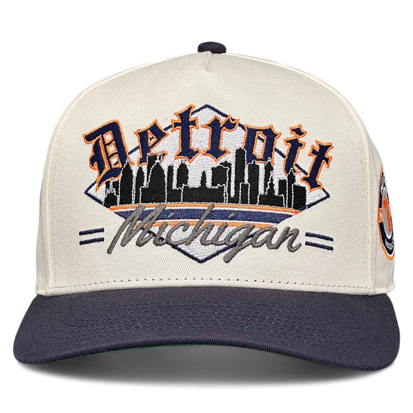 Detroit Snapback - The Miggy - Shells Vintage Hat Co.