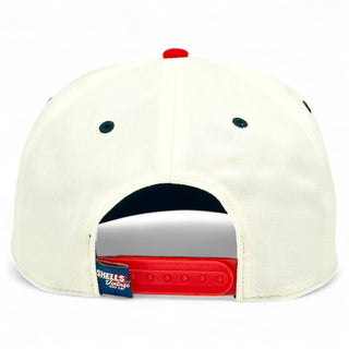 Kansas City Snapback - The Arrowhead (Cream/Red) - Shells Vintage Hat Co.