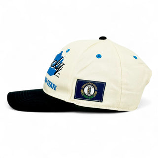 Kentucky Snapback - The Rupp (Cream/Black) - Shells Vintage Hat Co.