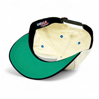 Kentucky Snapback - The Rupp (Cream/Black) - Shells Vintage Hat Co.