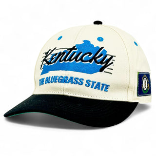 Kentucky Snapback - The Rupp (Cream/Black) - Shells Vintage Hat Co.
