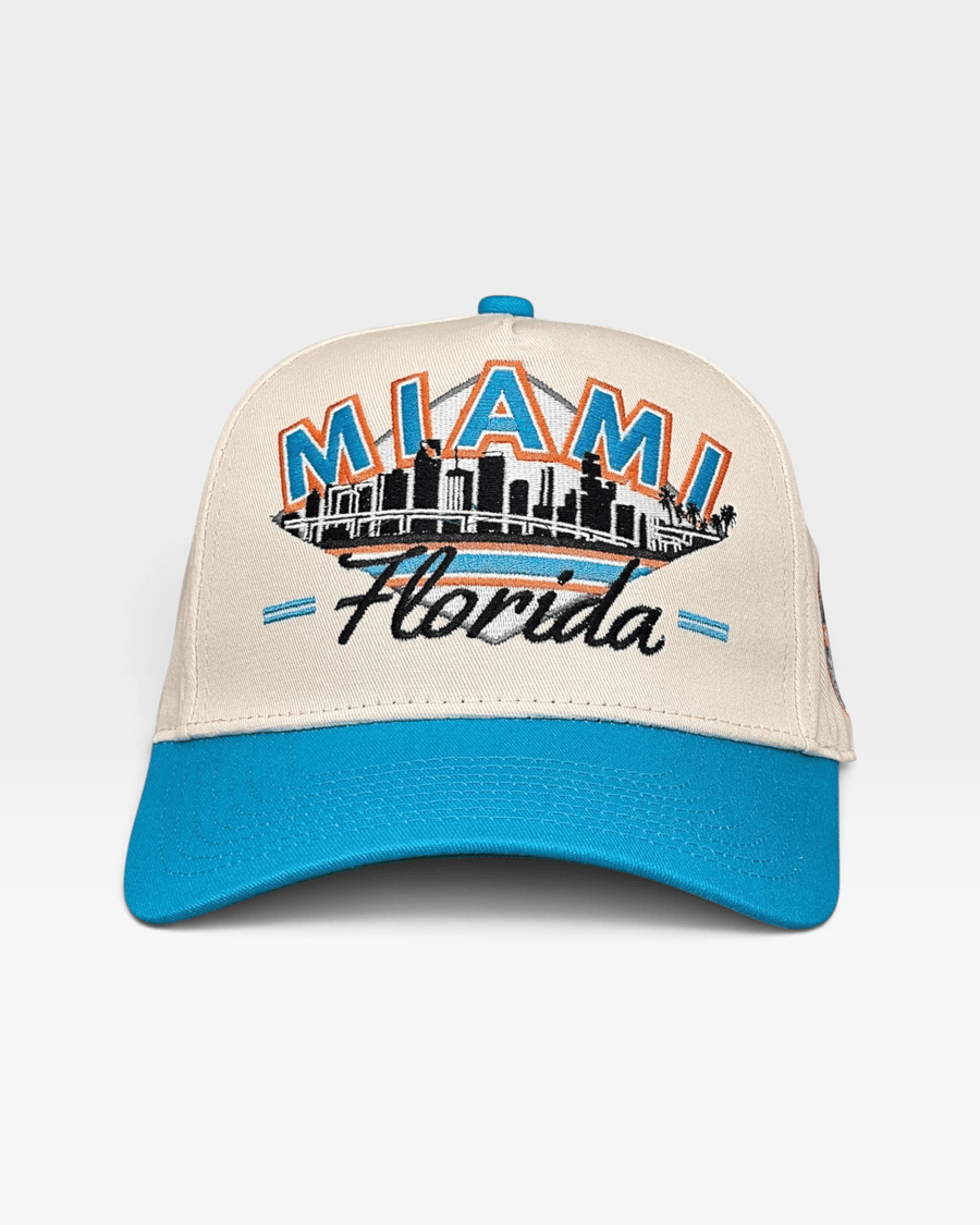 Miami Snapback - The Marino - Shells Vintage Hat Co.