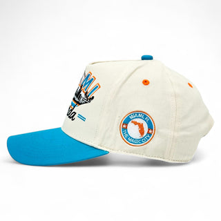 Miami Snapback - The Marino - Shells Vintage Hat Co.