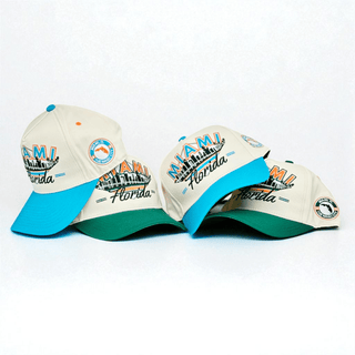 Miami Snapback - The U - Shells Vintage Hat Co.