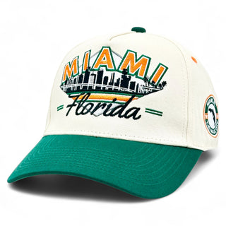 Miami Snapback - The U - Shells Vintage Hat Co.
