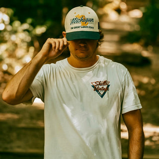 Michigan Snapback - The Brady - Shells Vintage Hat Co.