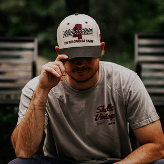 Mississippi Snapback - The Dak - Shells Vintage Hat Co.