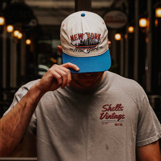New York Snapback - The Strawberry - Shells Vintage Hat Co.