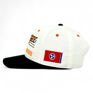 Tennessee Snapback - The Neyland (Cream/Black) - Shells Vintage Hat Co.