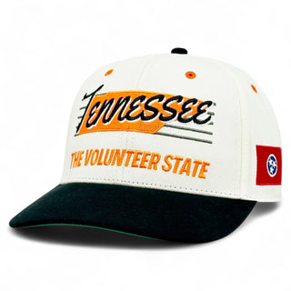 Tennessee Snapback - The Neyland (Cream/Black) - Shells Vintage Hat Co.
