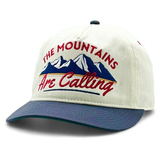 The Mountains Are Calling Snapback - The Peak - Shells Vintage Hat Co.