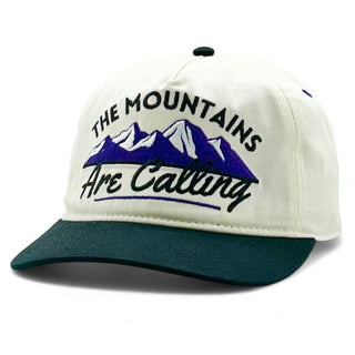 The Mountains Are Calling Snapback - The Rocky - Shells Vintage Hat Co.