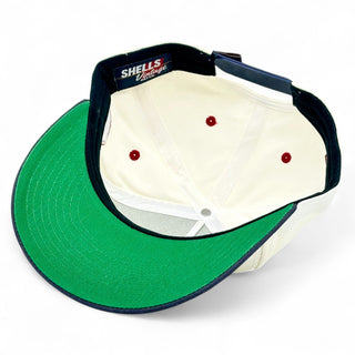 Washington D.C. Snapback - The Ovechkin (Cream/Navy) - Shells Vintage Hat Co.