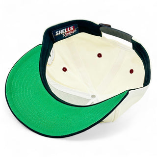 Washington D.C. Snapback - The Riggins (Cream/Black) - Shells Vintage Hat Co.