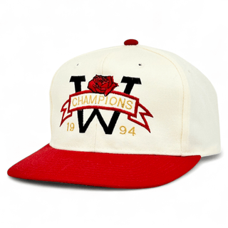 Wisconsin Badgers 1994 Rose Bowl Champions Snapback - Shells Vintage Hat Co.