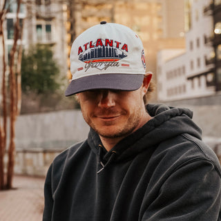 Atlanta Snapback - The Aaron - Shells Vintage Hat Co.