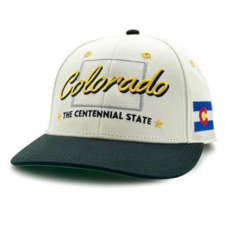 Colorado Snapback - The Boulder - Shells Vintage Hat Co.