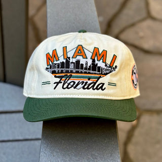 Miami Snapback - The U - Shells Vintage Hat Co.