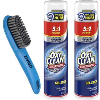 Oxi-Clean Gel Sticks + Laundry Stain Brush Remover - Shells Vintage Hat Co.