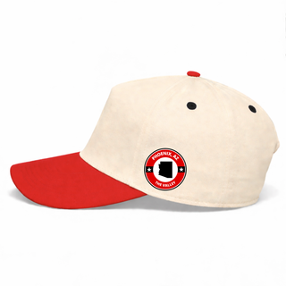 Phoenix Snapback - The Card (Cream/Red)