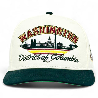 Washington D.C. Snapback - The Riggins (Cream/Black)