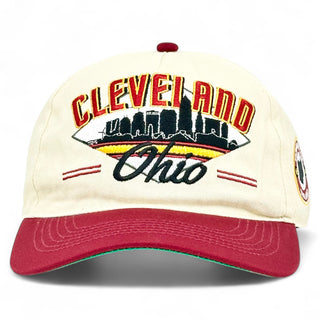 Cleveland Snapback - The Bron (Cream/Crimson)