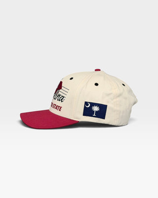 South Carolina Snapback - The Willy B (Cream/Garnet)