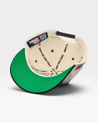 South Carolina Snapback - The Willy B (Cream/Black)
