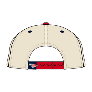 Houston Snapback - The Texan (Cream/Red)