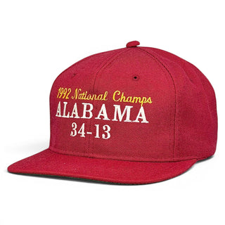 Alabama Crimson Tide 1992 National Champions Snapback - Shells Vintage Hat Co.