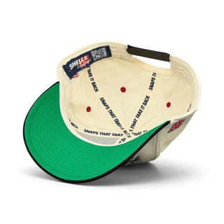 Alabama Snapback - The Bryant-Denny (Cream/Black) - Shells Vintage Hat Co.