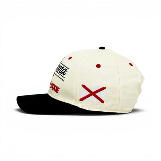 Alabama Snapback - The Bryant-Denny (Cream/Black) - Shells Vintage Hat Co.
