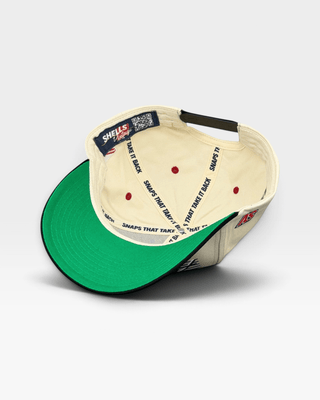Alabama Snapback - The Bryant-Denny (Cream/Black) - Shells Vintage Hat Co.