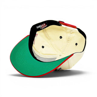 Alabama Snapback - The Bryant-Denny (Cream/Red) - Shells Vintage Hat Co.
