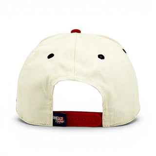 Alabama Snapback - The Bryant-Denny (Cream/Red) - Shells Vintage Hat Co.