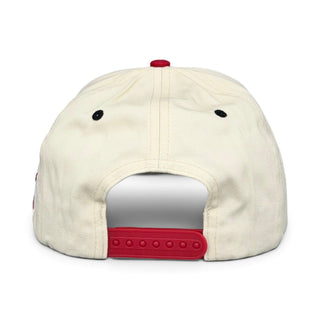 Alabama Snapback - The Bryant-Denny (Cream/Red) - Shells Vintage Hat Co.