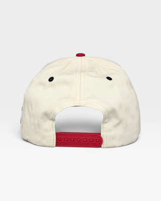 Alabama Snapback - The Bryant-Denny (Cream/Red) - Shells Vintage Hat Co.
