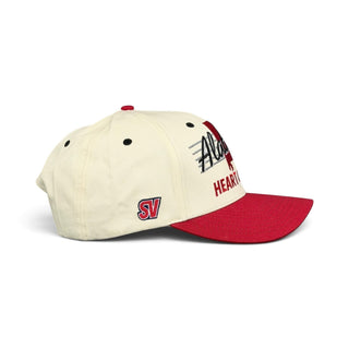 Alabama Snapback - The Bryant-Denny (Cream/Red) - Shells Vintage Hat Co.