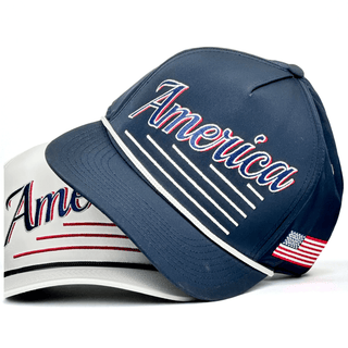 America Snapback - The Uncle Sam (Navy) - Shells Vintage Hat Co.