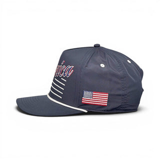 America Snapback - The Uncle Sam (Navy) - Shells Vintage Hat Co.