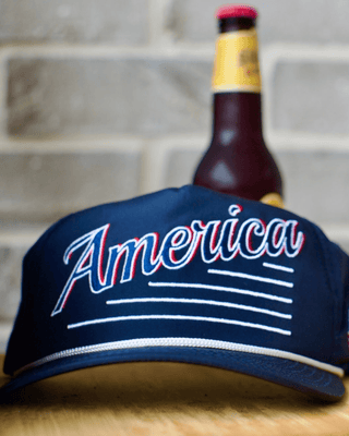 America Snapback - The Uncle Sam (Navy) - Shells Vintage Hat Co.