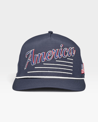America Snapback - The Uncle Sam (Navy) - Shells Vintage Hat Co.