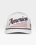 America Snapback - The Uncle Sam (White)