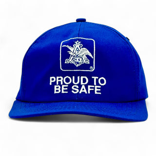 Anheuser Busch Proud To Be Safe Snapback - Shells Vintage Hat Co.