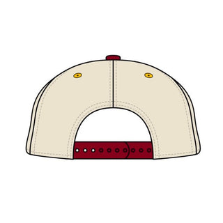 Arizona Snapback - The Sun Devil (Cream/Crimson) - Shells Vintage Hat Co.