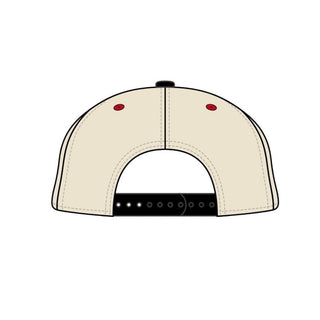 Arkansas Snapback - The Daly (Cream/Black) - Shells Vintage Hat Co.