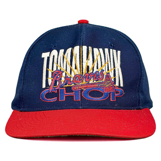 Atlanta Braves Tomahawk Chop Snapback - Shells Vintage Hat Co.