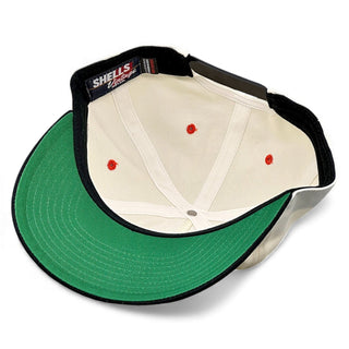 Austin Snapback - The Silicon Hills (Cream/Black) - Shells Vintage Hat Co.