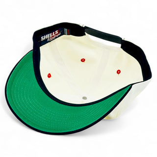 Austin Snapback - The Silicon Hills (Cream/Black) - Shells Vintage Hat Co.